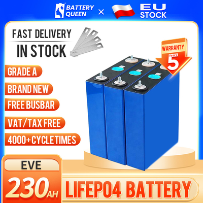 بولندا الأسهم EVE 3.2V 230Ah المنشورية خلية البطارية LiFePO4 لتخزين الطاقة