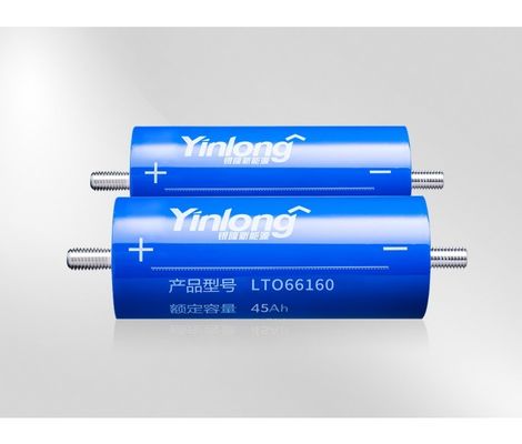 دورة عميقة 2.3V 10C 45Ah 66160 Li Ion Phosphate Battery Yinlong LTO Cells